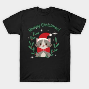 Meowy  Christmas T-Shirt